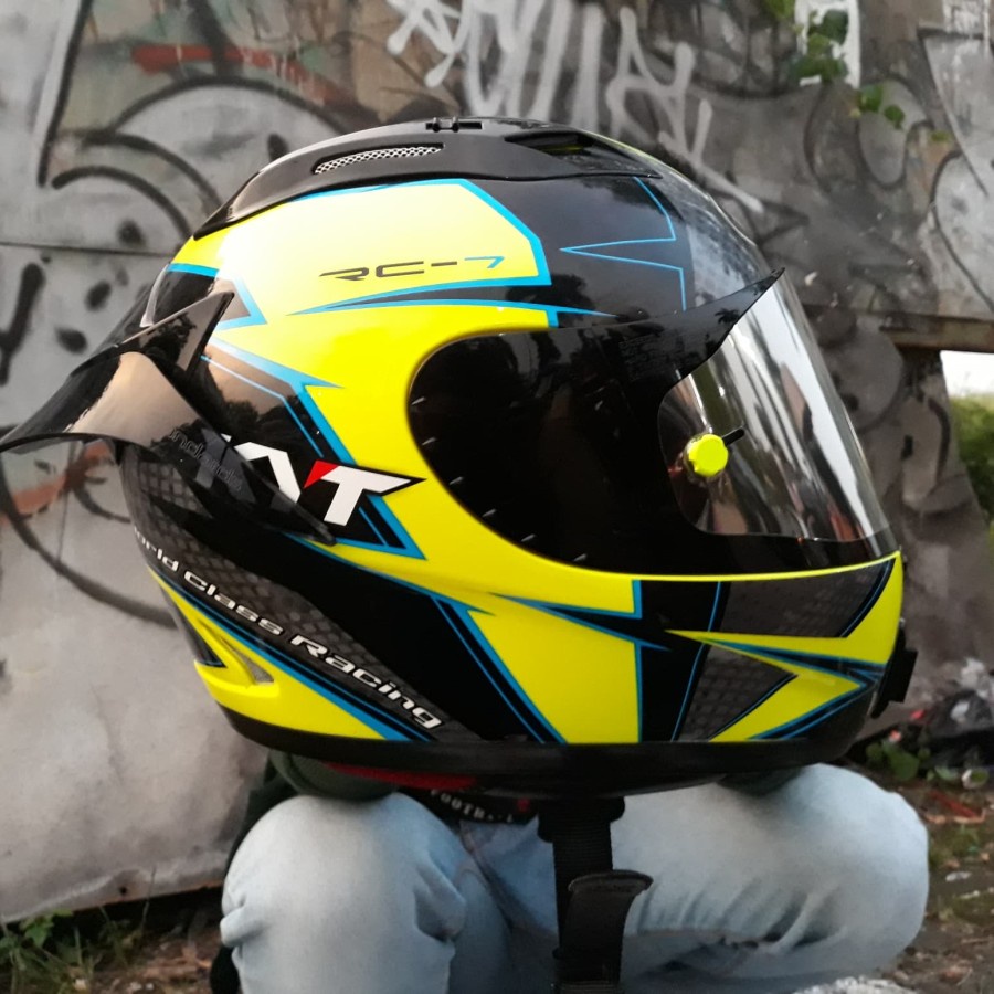 Spoiler KYT RC 7 / Spoiler Helm RC 7 Dark Smoke