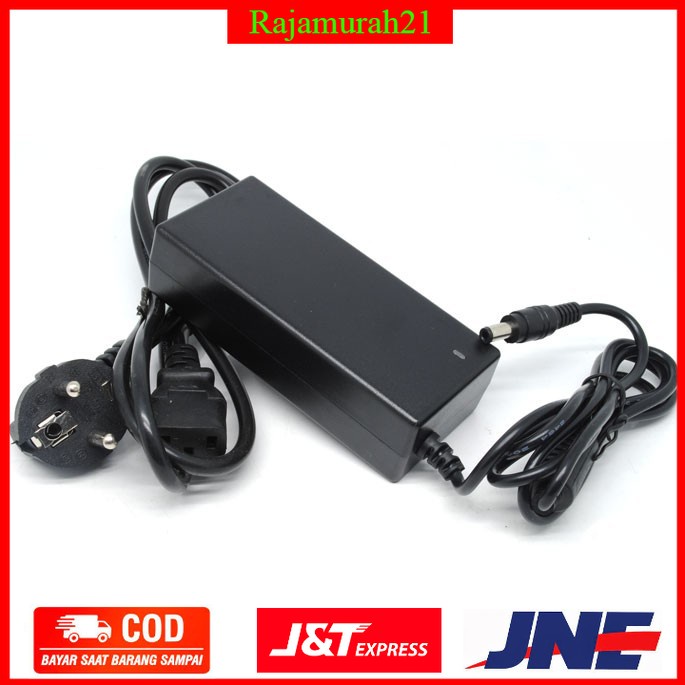 Power Adapter 12V 5A 60W EU Plug untuk LED Strip - XY1205 - Black