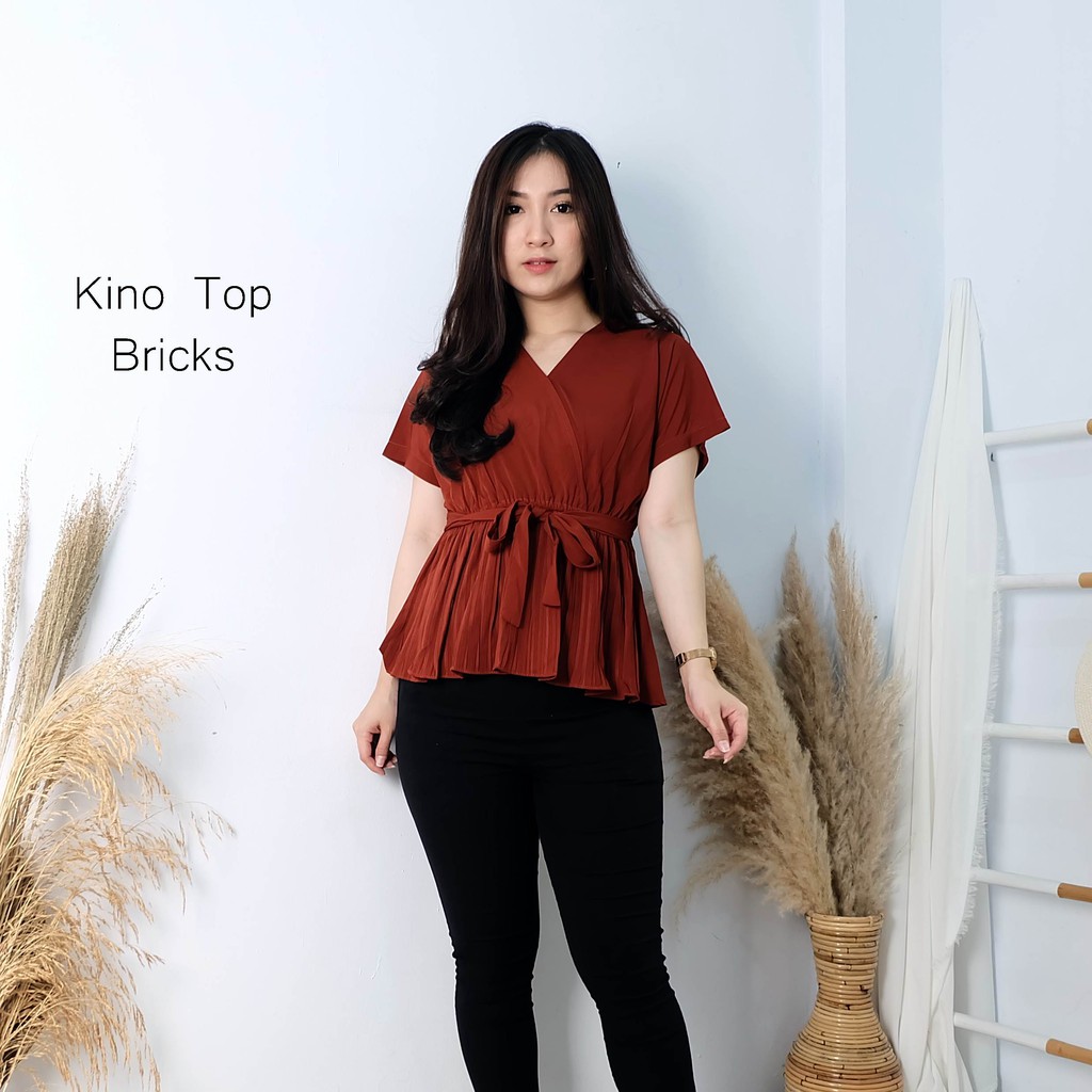 Kino Top Casual Atasan Santai Blouse  Formal Kondangan 