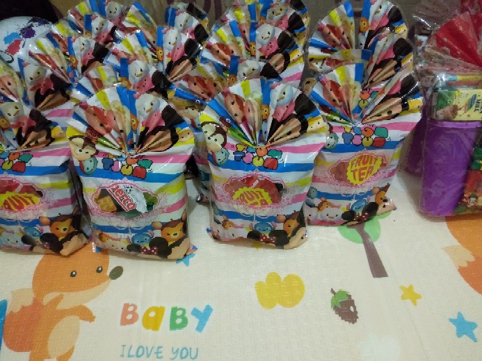 Isi12pcs Opp Bintang 22x45cm Kantong Plastik Opp Ultah Polos 22x45cm Bintang Ulang Tahun Souvenir