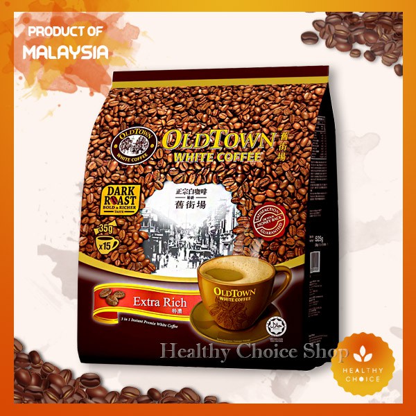 

OLD TOWN WHITE COFFEE EXTRA RICH KOPI PUTIH OLD TOWN LEBIH TEBAL IMPORT MALAYSIA