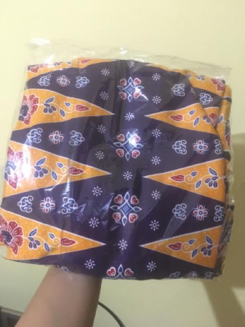 Rok Sepan Tumpal St16 Motif Pucuk Rebung Betawi Ondel-ondel Abang None Jakarta | Batik Wanita