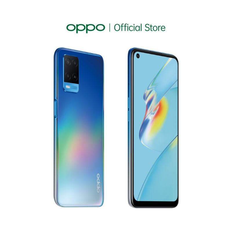 OPPO A54  6GB & 4GB      [GARANSI RESMI]-A54(6/128) biru