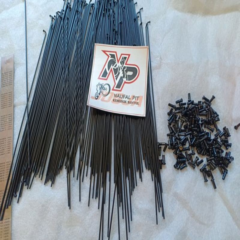 ruji jari jari spoke stanlish stainless anti karat untuk sepeda ukuran 27.5 panjang ruji 272 mm