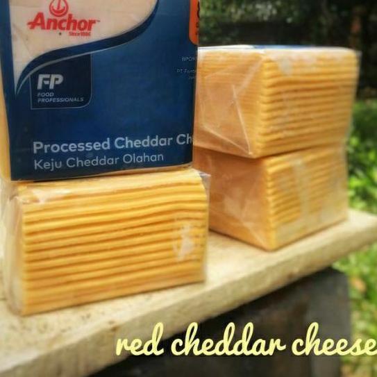 

(ztic -19) Anchor keju red cheddar cheese slice anchor keju slice keju lembaran keju lembar 976GVWG