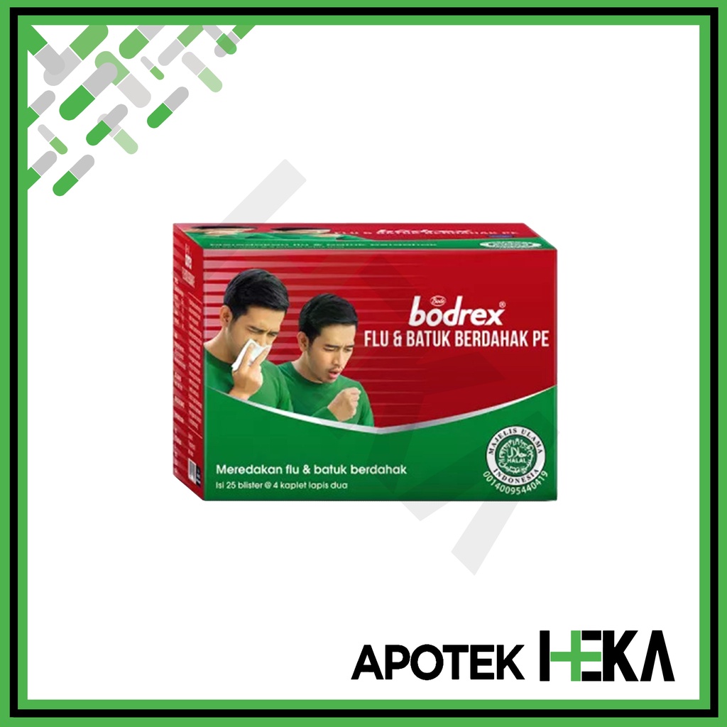 Bodrex Flu dan Batuk Berdahak Box isi 25x4 Tablet (SEMARANG)