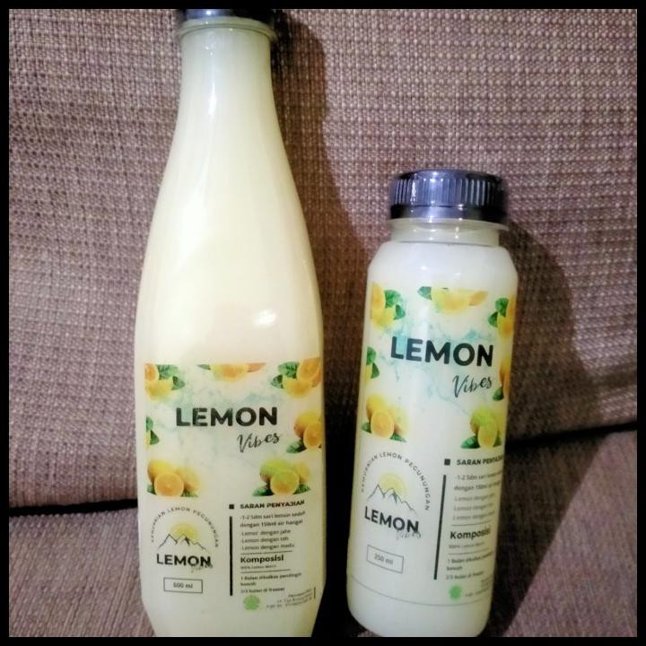 

Lemon Vibes Sari Lemon Peras 100% Asli