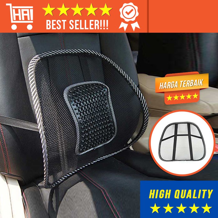 SANDARAN PENYANGGA TULANG PUNGGUNG ALAS DUDUK JOK MOBIL KURSI PIJAT BACK SUPPORT THERAPY PINGGANG SA