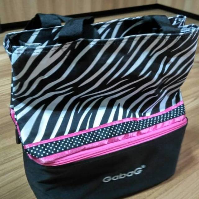cooler bag gabag zebra