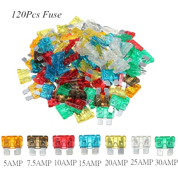 Sekering Tancap Micro/Fuse DX Micro/Sekring Mikro/Sekring Fuse Mikro 120 PCS Untuk Mobil