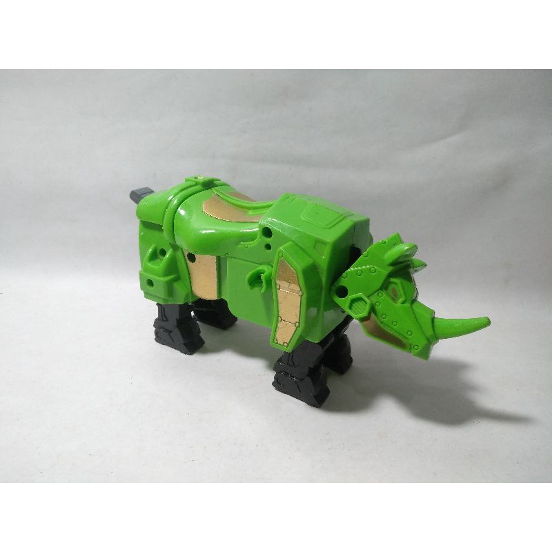 Robot Badak Rhino Wild Animal Safari Megazord Power Rangers Jadul Retro Antik Rare Langka Limited Vi