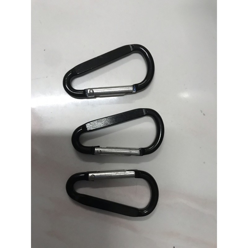 Karabiner Gantungan Kunci Keychain Quickdraw Carabiner D Buckle Hanging Aluminum Backpack