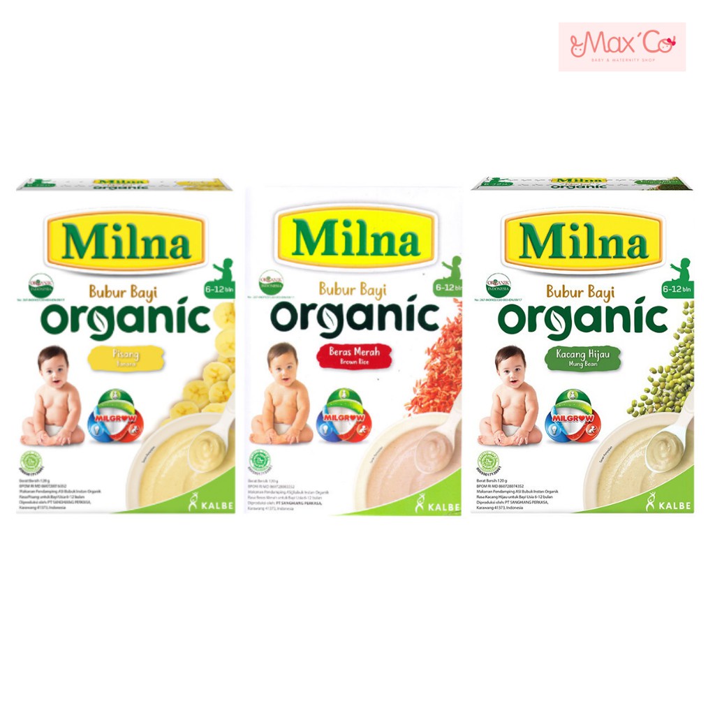 MILNA Bubur Bayi Organik 120gr