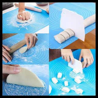 ALAS ADONAN SILIKON TATAKAN KUE SILICONE MAT BAKING ROTI PIZZA DOUGH