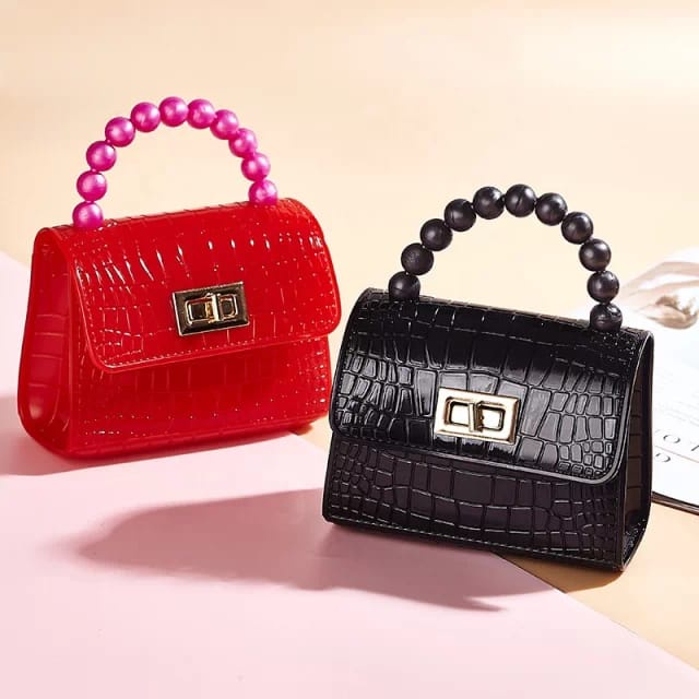 ♥TMALL88♥ Tas Selempang Wanita Jelly Glossy Gaya Korea