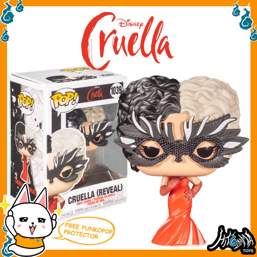 Funko POP Disney Cruella - Cruella Reveal Dress #1039 Figure De Vil Toys