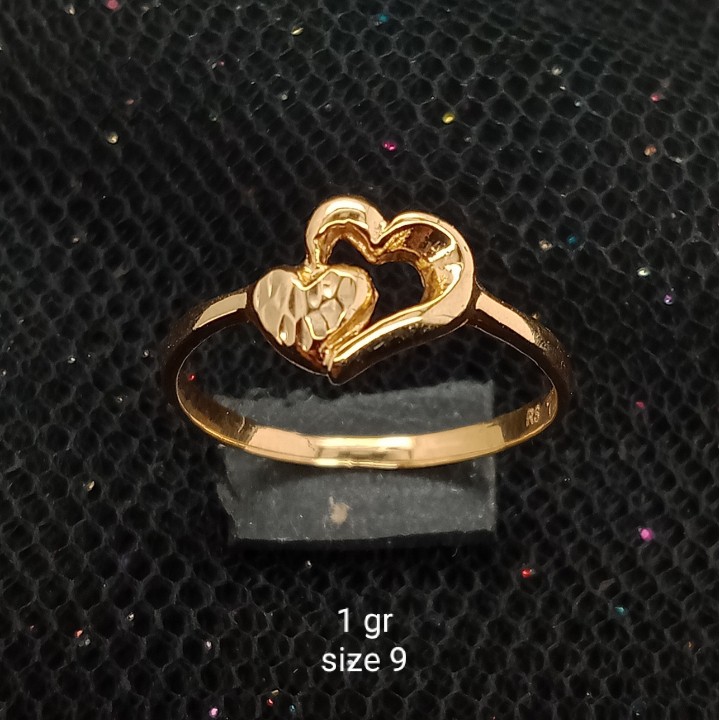 Cincin Emas 17 K - 1 gr Kadar 750 - CMS100000005