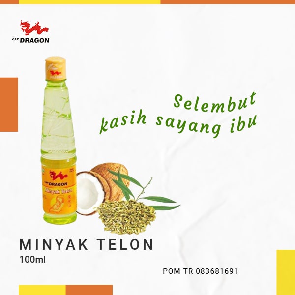 Dragon Minyak Telon 100 ml - karton