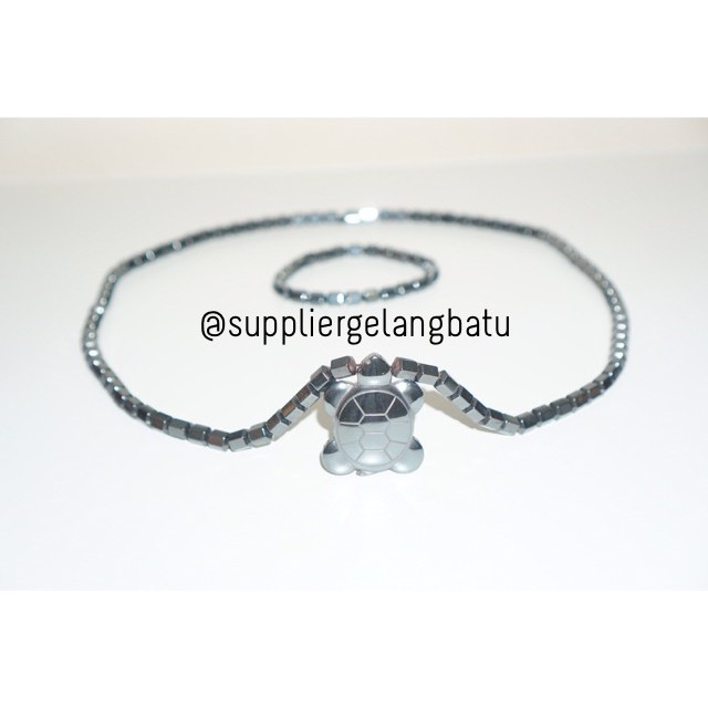 Kalung kesehatan bio energy kura plus berhadiah gelang ginsamyong china tourmaline blustin hematite