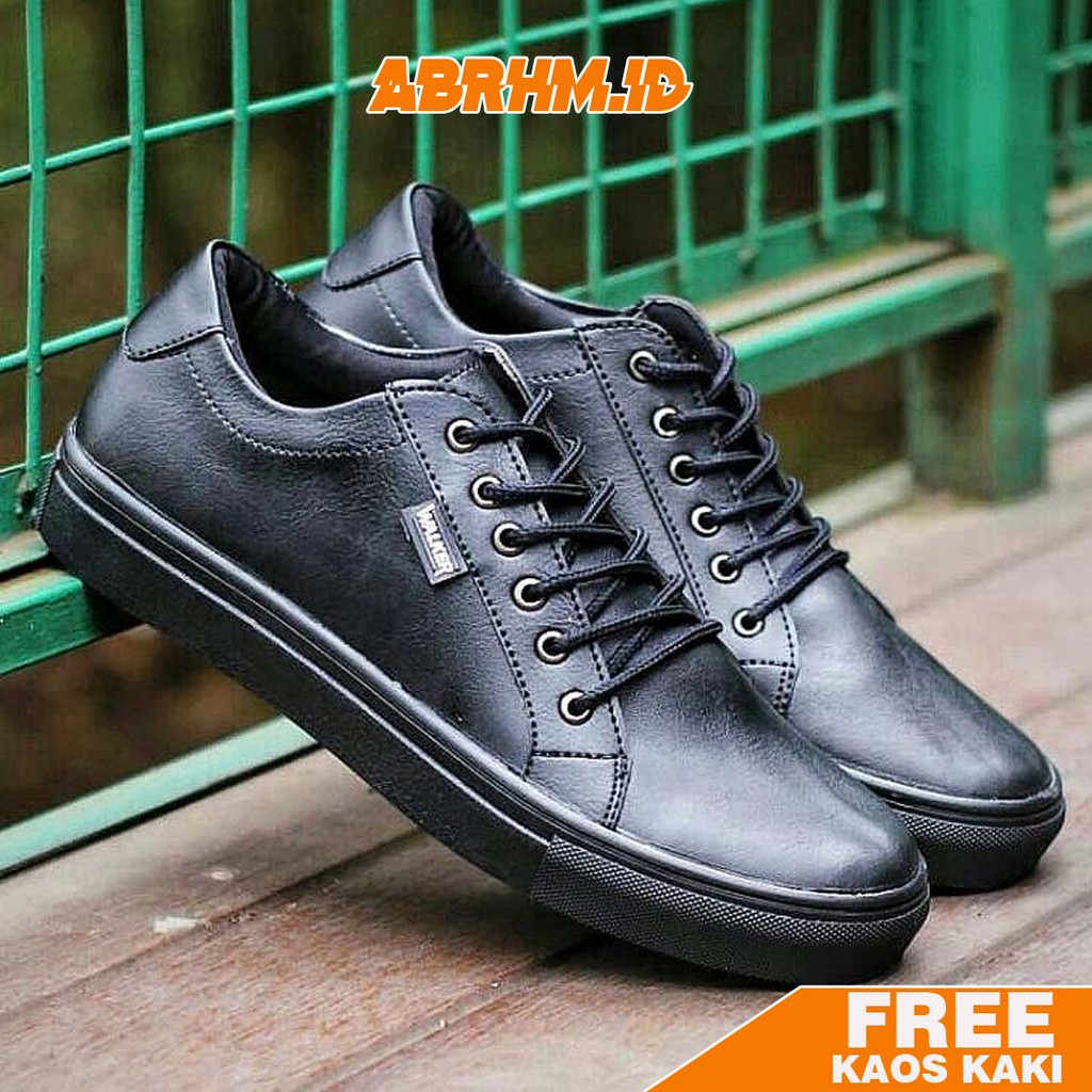 ABRHM X CHAHIL Sepatu Casual Sneakers Pria Sneaker Cowok Casual Terbaru Keren Kulit PU Ori Keren Sepatu Kasual Kerja Kuliah Gaya Santai Keren Kekinian Original Murah Terlaris