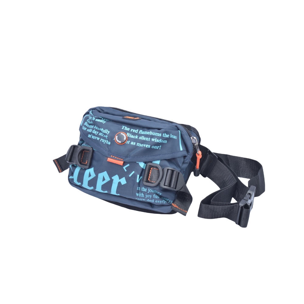 Waistbag Pria /Tas Selempang Kanvas Pria 2101-1