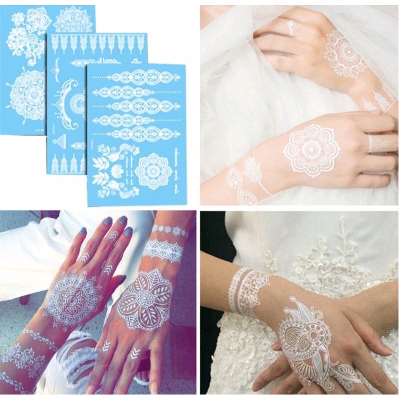 [READY] HENNA INSTAN HENNA TATO PENGANTIN MOTIF MEWAH