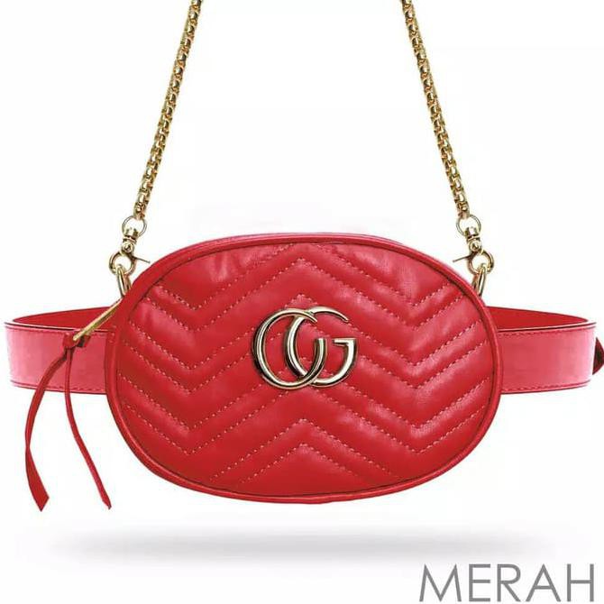 Jp70 Tas Wanita Waistbag Gucci Belt Bisa Jadi Tas Pinggang, Tas Selempang - Hijau Pv8L