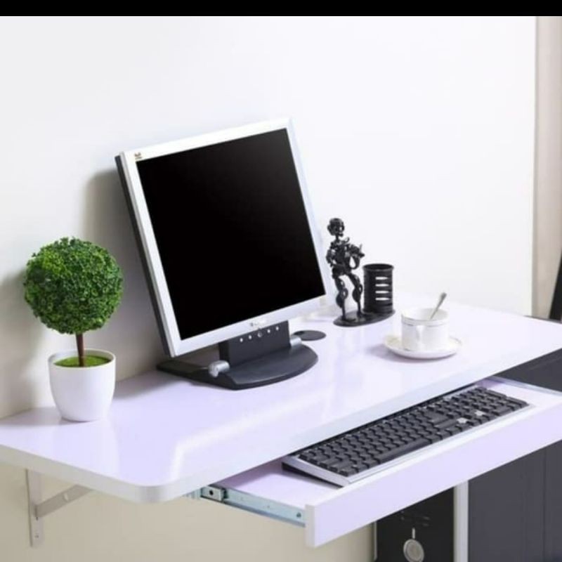 meja lipat laptop/ komputer HPL murah 40x60