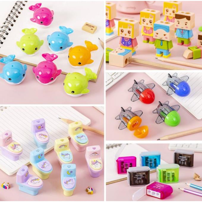

RAUTAN KARAKTER UNICORN LUCU PENCIL SHARPENER CUTE CARTOON - KUNING