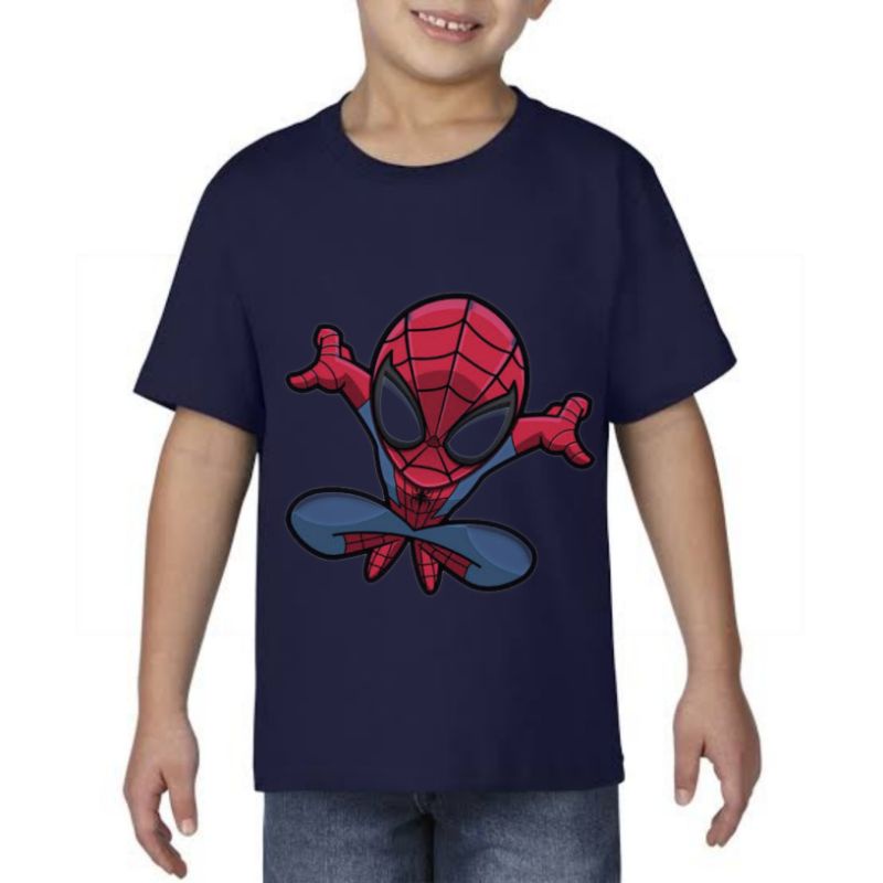 KAOS ANAK SPIDERMAN / BAJU ANAK SPIDERMAN / BAJU KAOS ANAK SPIDERMAN TERBARU