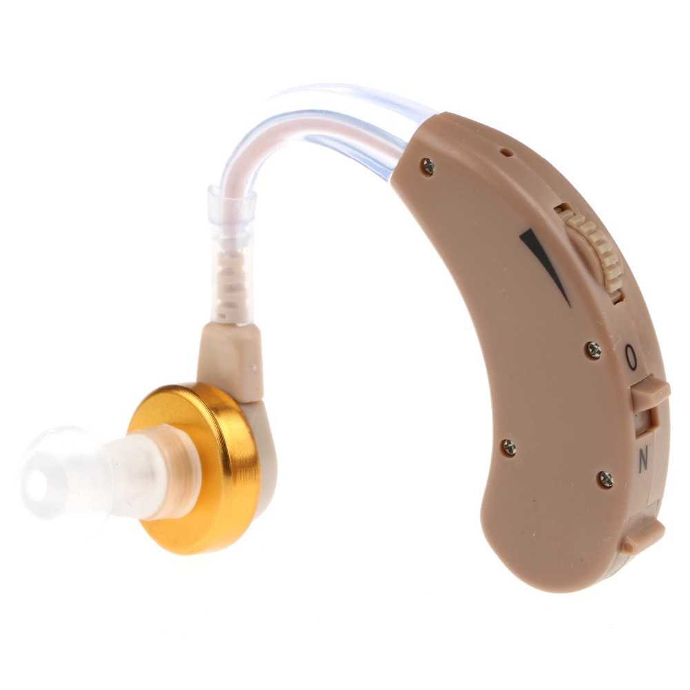(100% BARANG ORI) TaffOmicron Earphone Alat Bantu Dengar Hearing Aid - F-138