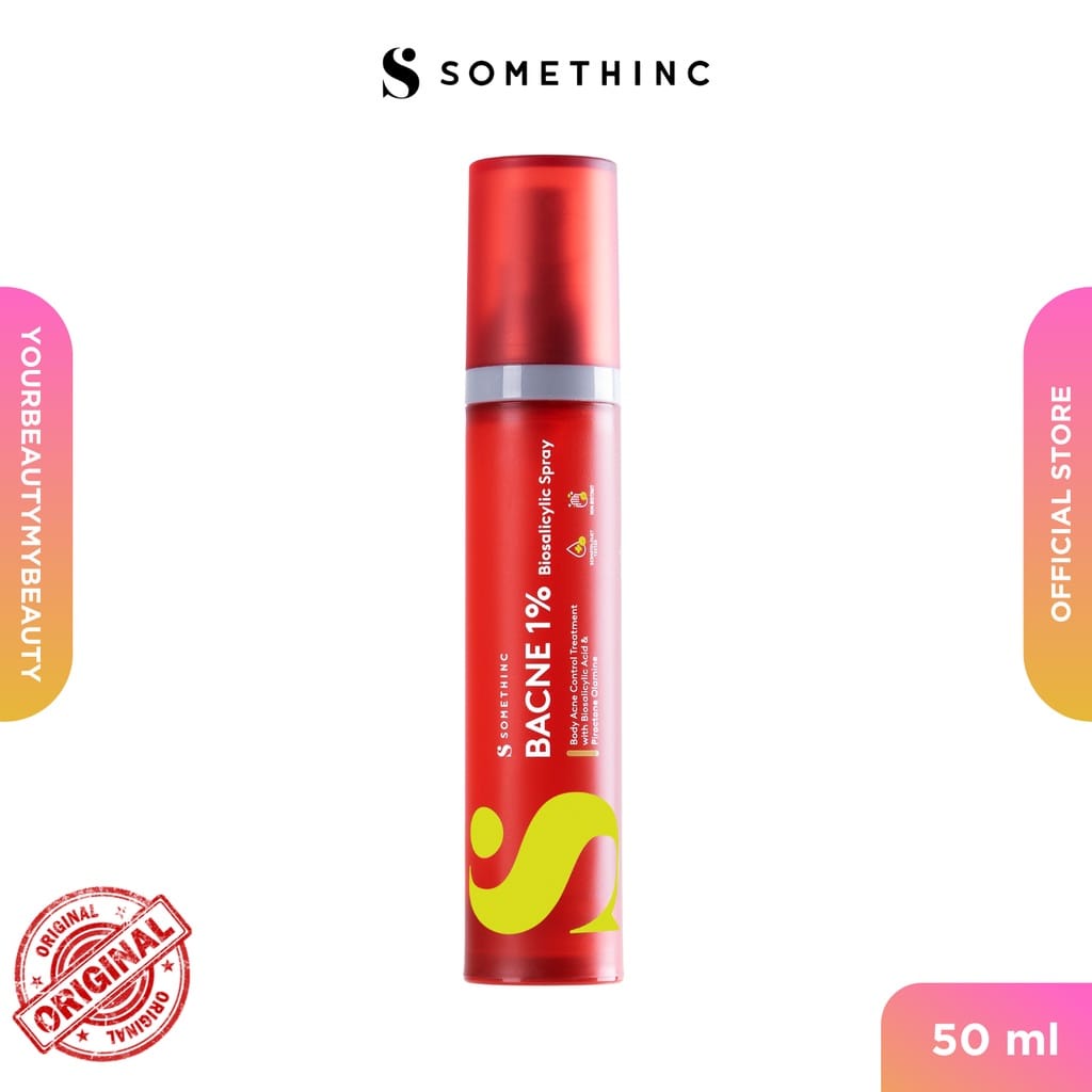 SOMETHINC Bacne 1% Biosalicylic Spray - Spray Jerawat Badan & Jerawat Punggung
