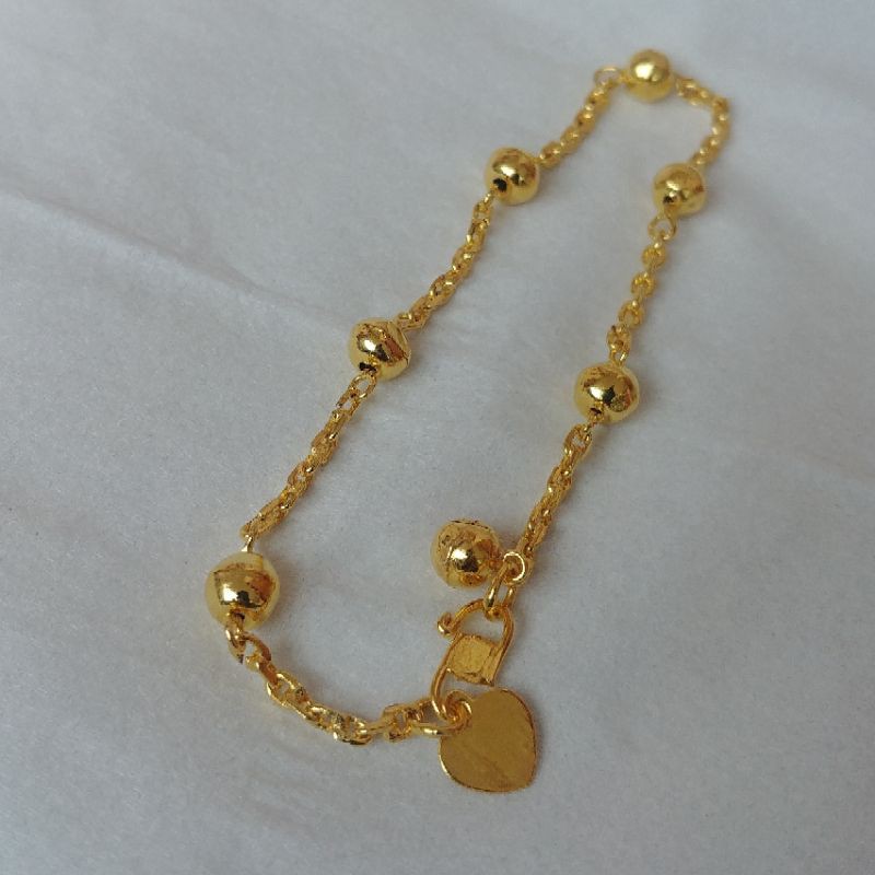 Gelang nori bola lapis emas 24k