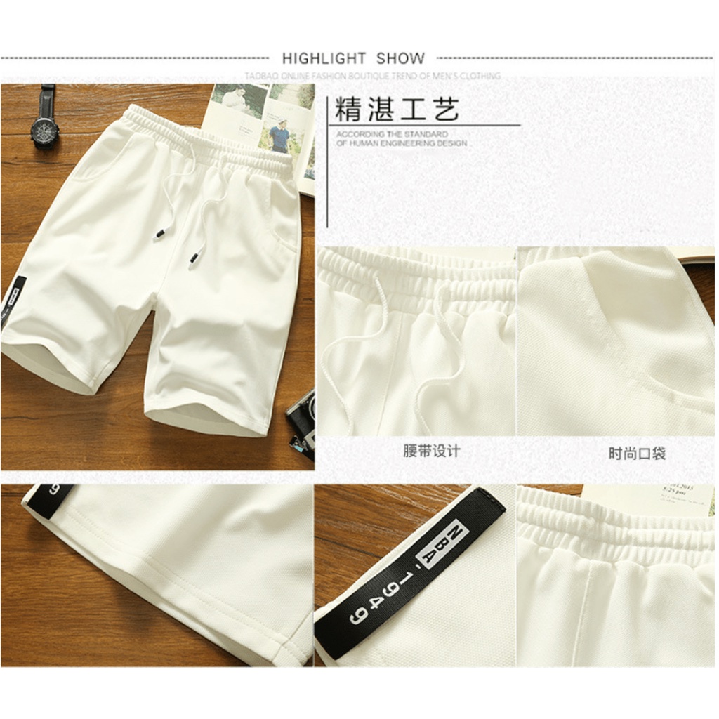 Celana Pendek Pria - Celana Pria Dewasa Jogger Sport Santai - Korean Short Pants