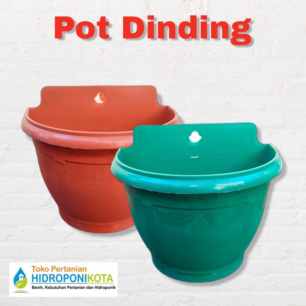 JET - pot dinding GARDEN warna - pot tembok - pot bunga - pot plastik