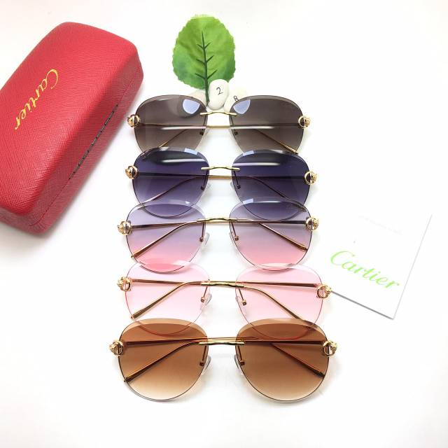 Kacamata Hitam Wanita / Cewek Cartier 628