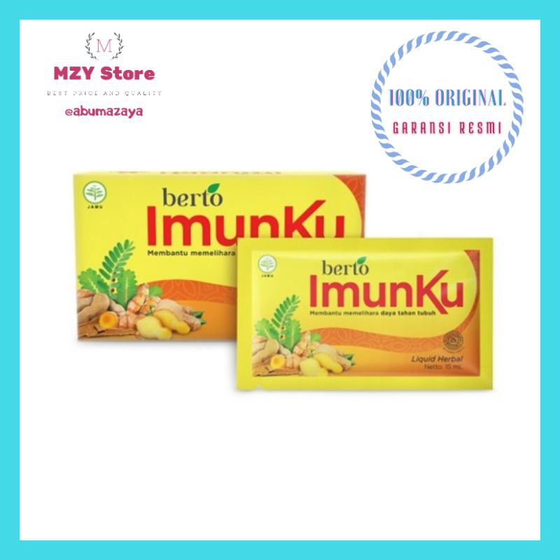 Berto Imunku Meningkatkan Sistem Imun Tubuh - Sachet 15 mL