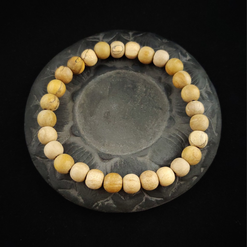 Gelang Kayu Galih Kantil Merah Benteng Nganjuk Pr*bu Jayabaya Tua 8mm