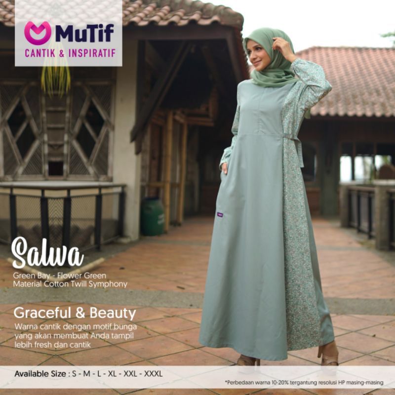 [READY DAN SIAP KIRIM] GAMIS MUTIF SALWA GAMIS SALWA