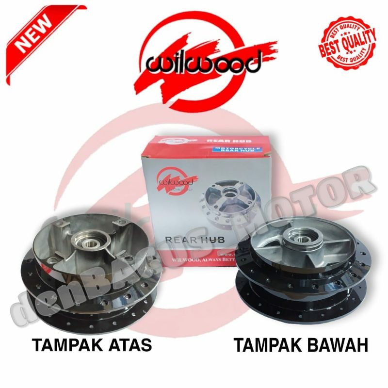 TROMOL BELAKANG MEGAPRO NEW CAKRAM BLACK WILWOOD/TROMOL BELAKANG MEGAPRO NEW