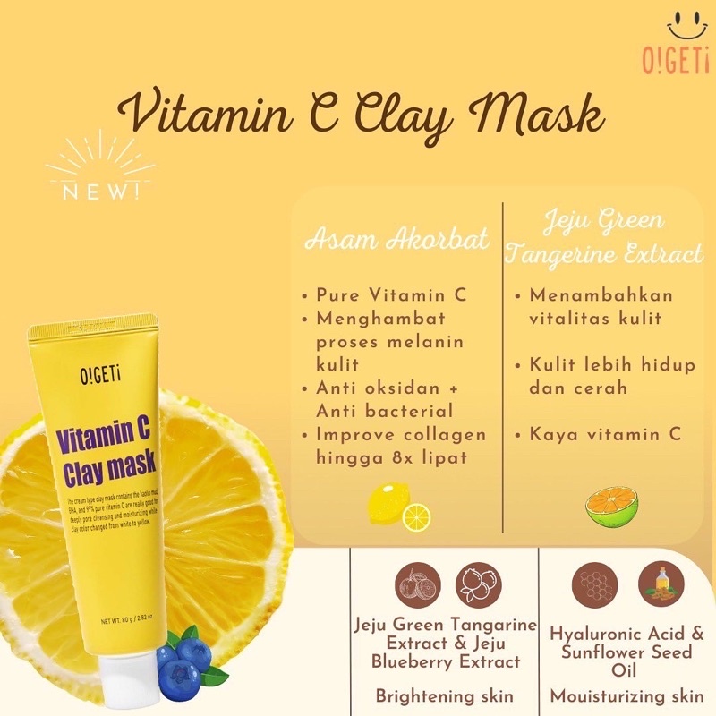 OGETI VITAMIN C CLAY MASK