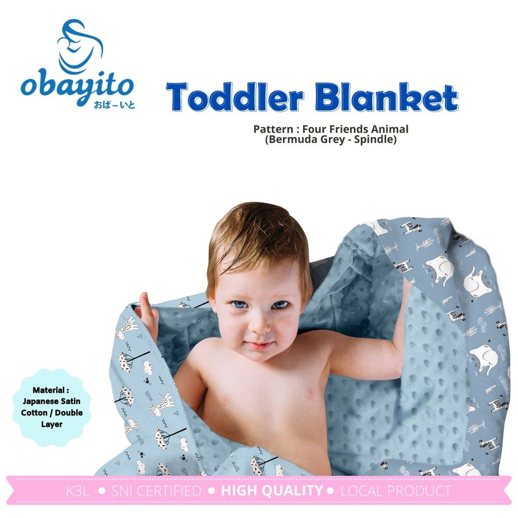 Obayito Toddler Blanket Selimut Balita OB-035-2