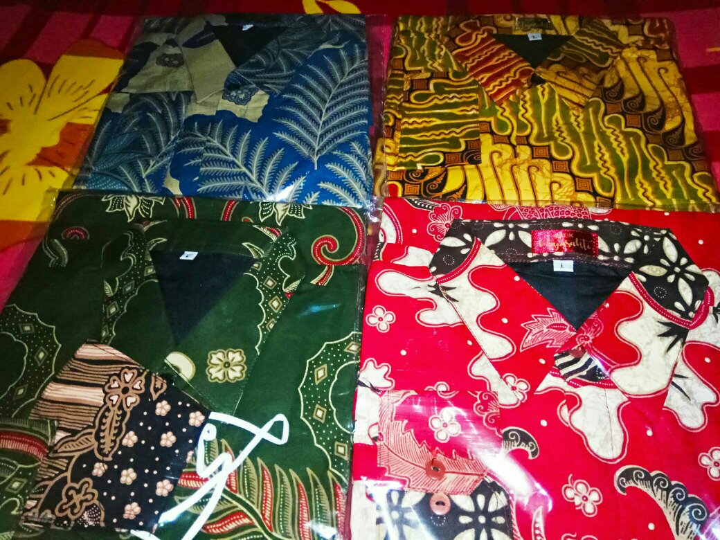 Batik Solo Parang Kerajaan Kemeja Pria Katun Cabut Sragenan Full Furing