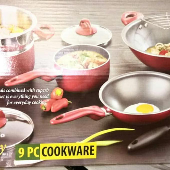 Supra Rosemary Cookware 9Pcs Panci Set Supra 9 Pcs Ragilanggara20