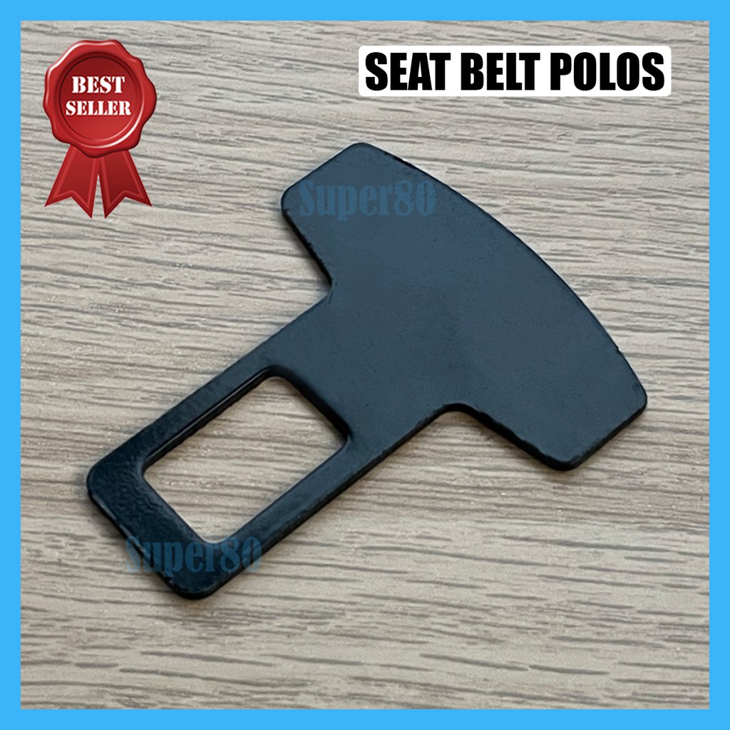 Colokan Seat Belt Logam Hitam / Polos Buckle SeatBelt Clip Warning Alarm Buzzer Stopper Safety