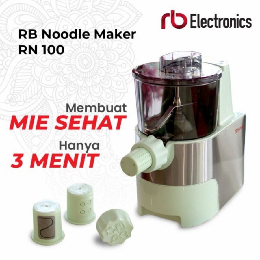 RB Noodle Maker Profesional RN-100 Mesin Mie Otomatis Jumbo 850 Gram