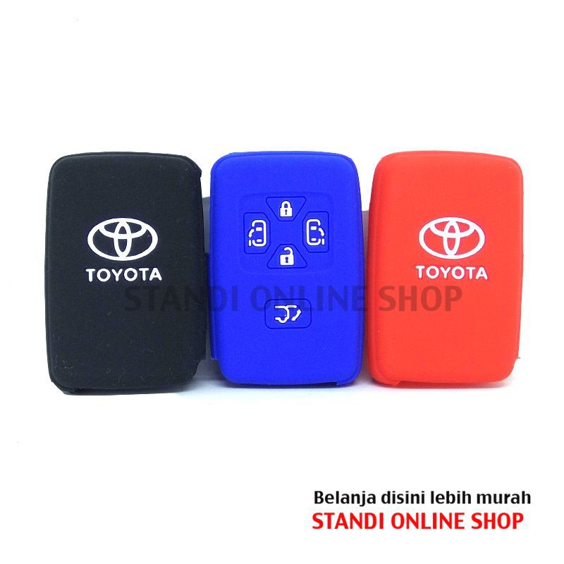 Kondom Kunci Silikon Remote Keyshirt Toyota Alphard Vellfire Lama