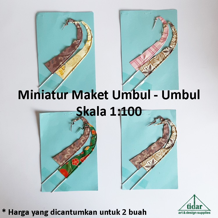 

[MR] Miniatur Maket Umbul Umbul Skala 1:100