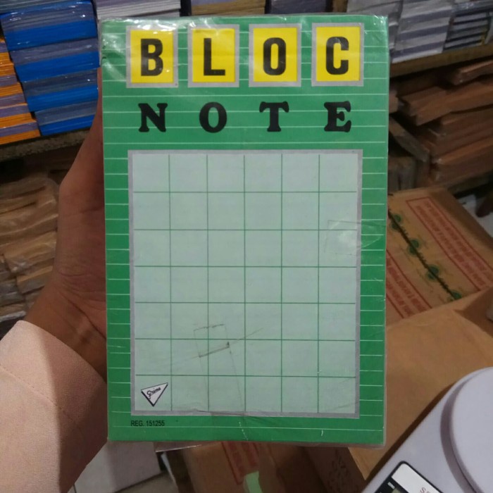 

[RESTOCK] Block Note Prima sedang garis 10G (kelipatan 10 buku)