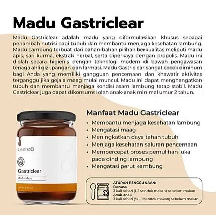 

Madu Maag / Gastriclear Honey